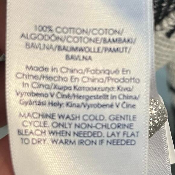 Chaps Sweater Jacket Womans L Southwestern Aztec Ranch Country 100% Cotton - Picture 9 of 11